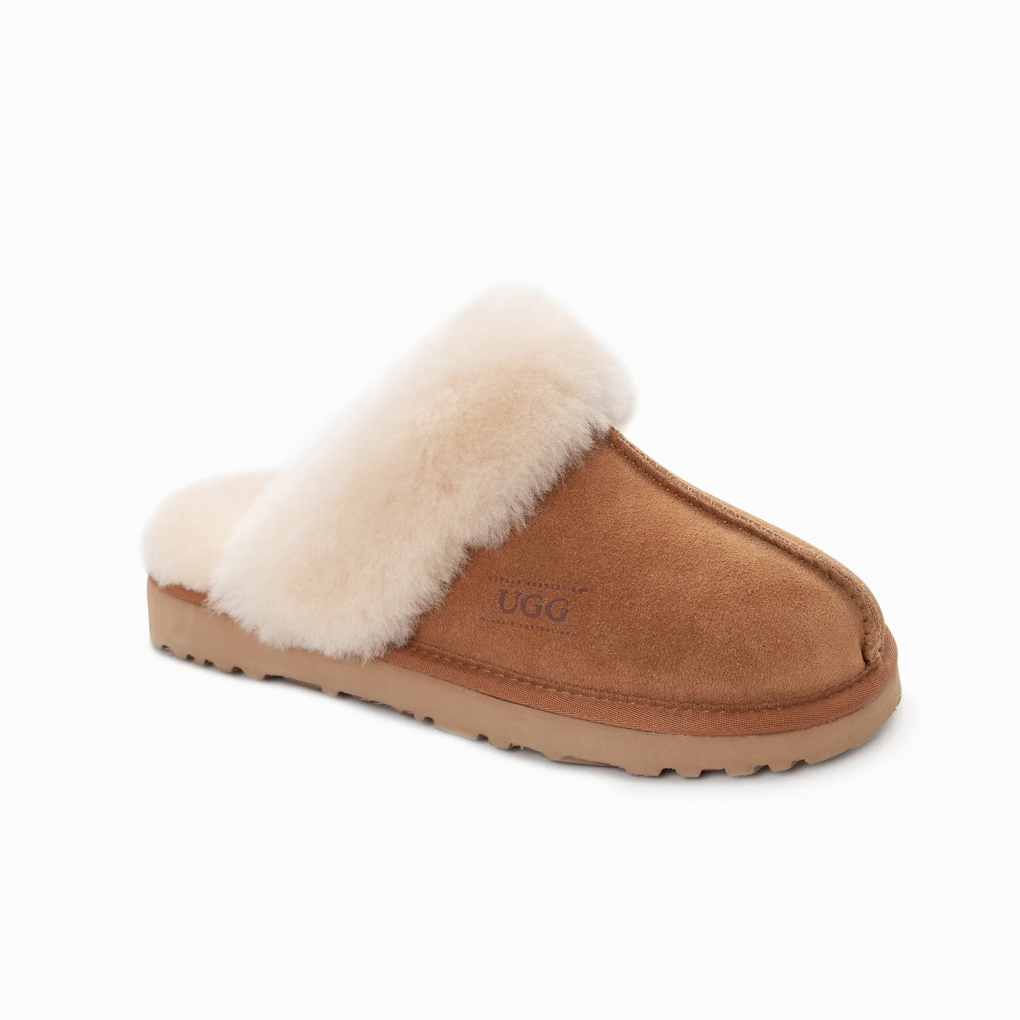 Ugg Slippers Premium Australia Sheepskin Unisex Scuffette Suede
