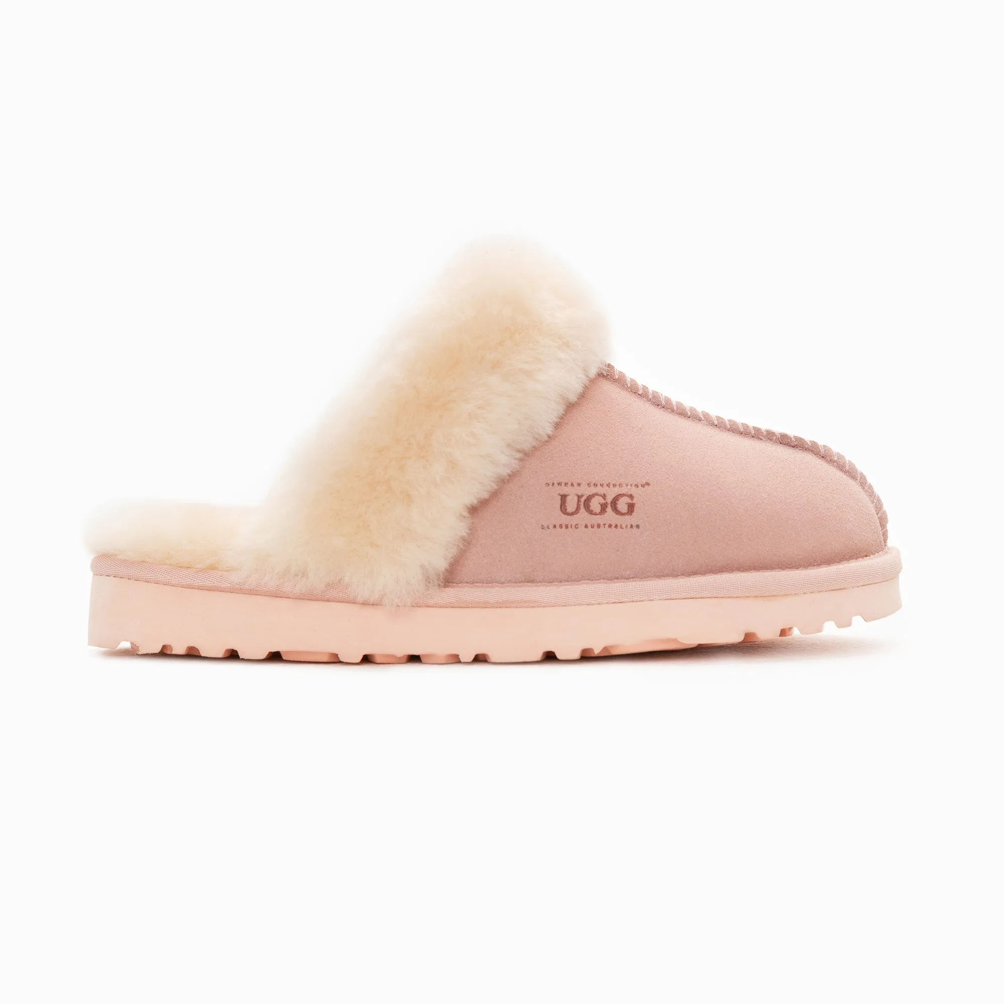 Ugg Slippers Premium Australia Sheepskin Unisex Scuffette Suede