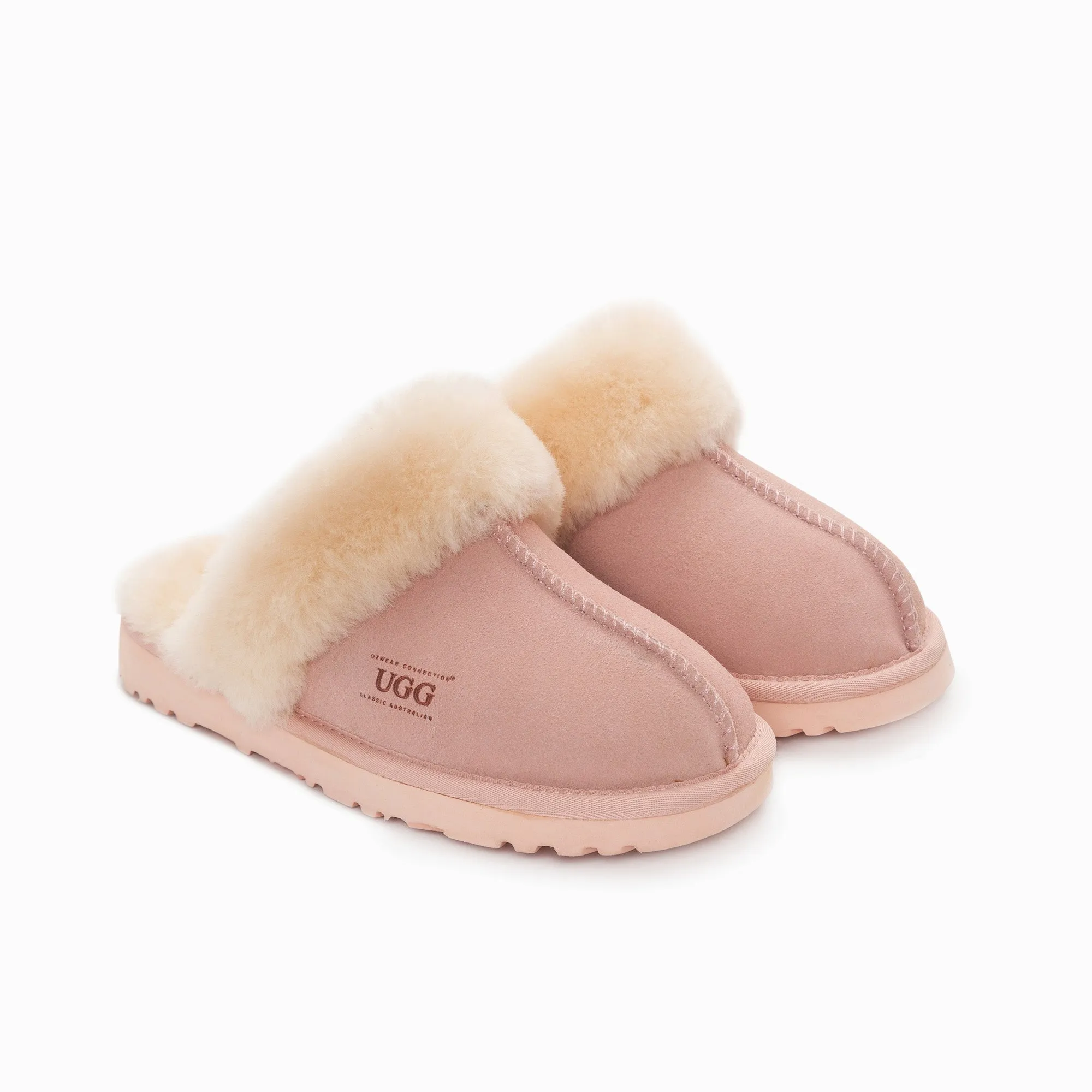 Ugg Slippers Premium Australia Sheepskin Unisex Scuffette Suede