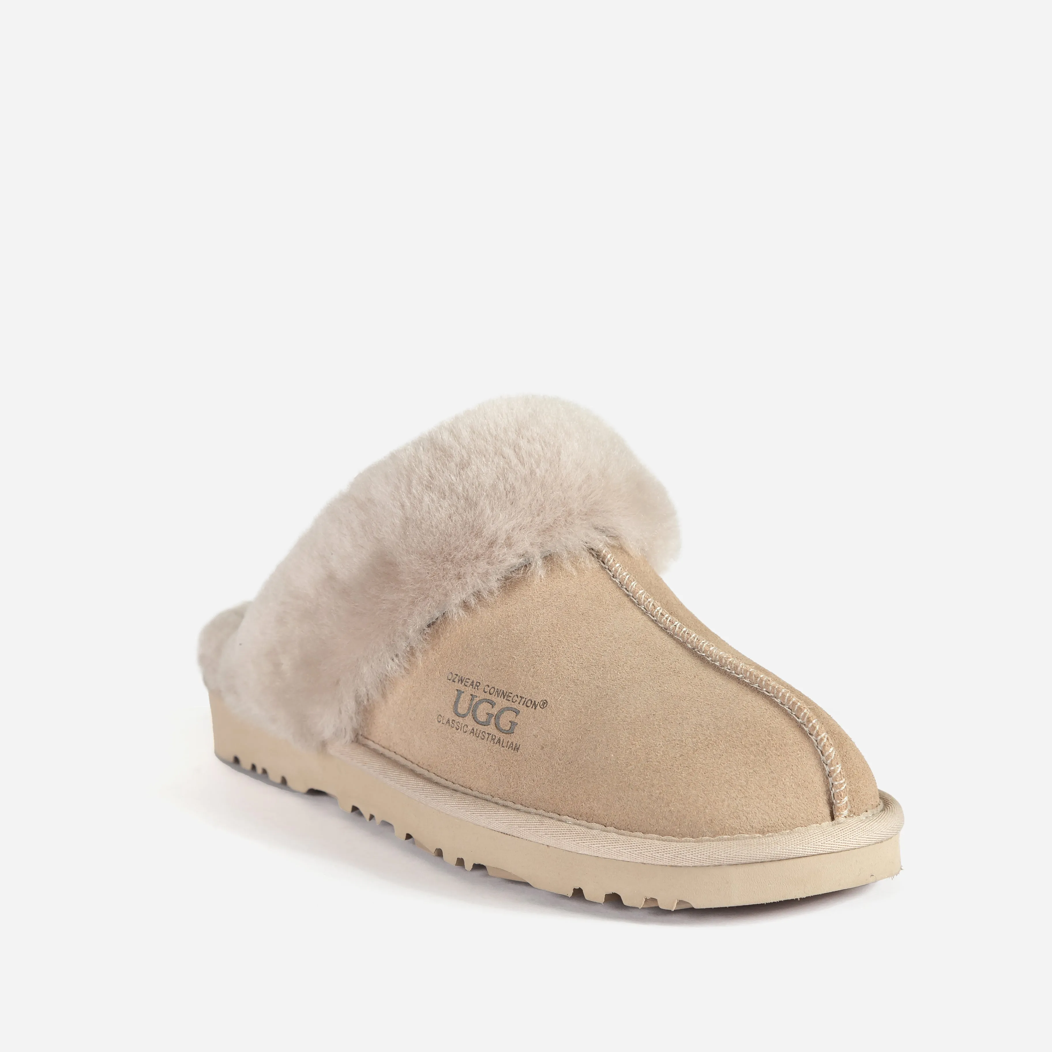 Ugg Slippers Premium Australia Sheepskin Unisex Scuffette Suede