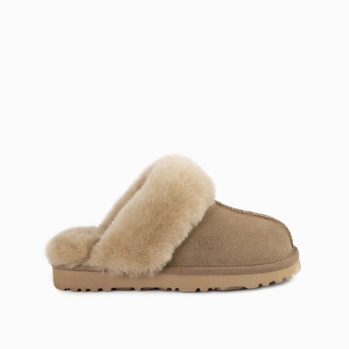 Ugg Slippers Premium Australia Sheepskin Unisex Scuffette Suede