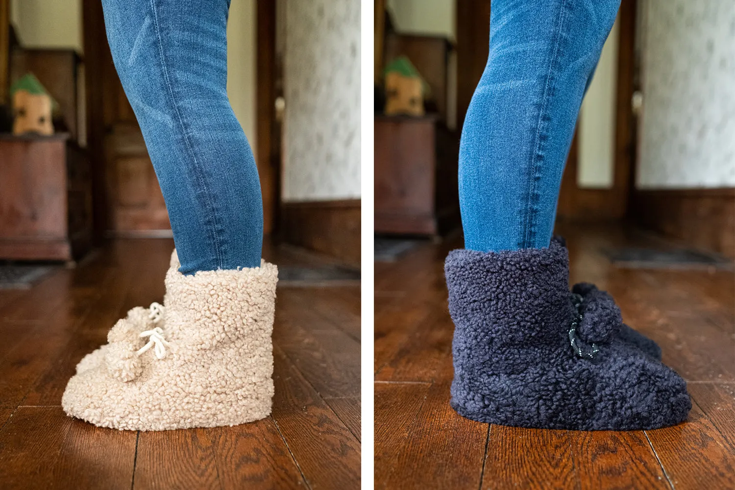 Women's Sheepskin Wren Booties Slippers