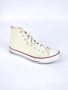 Y2K cream-coloured Converse All Star Chuck Taylor