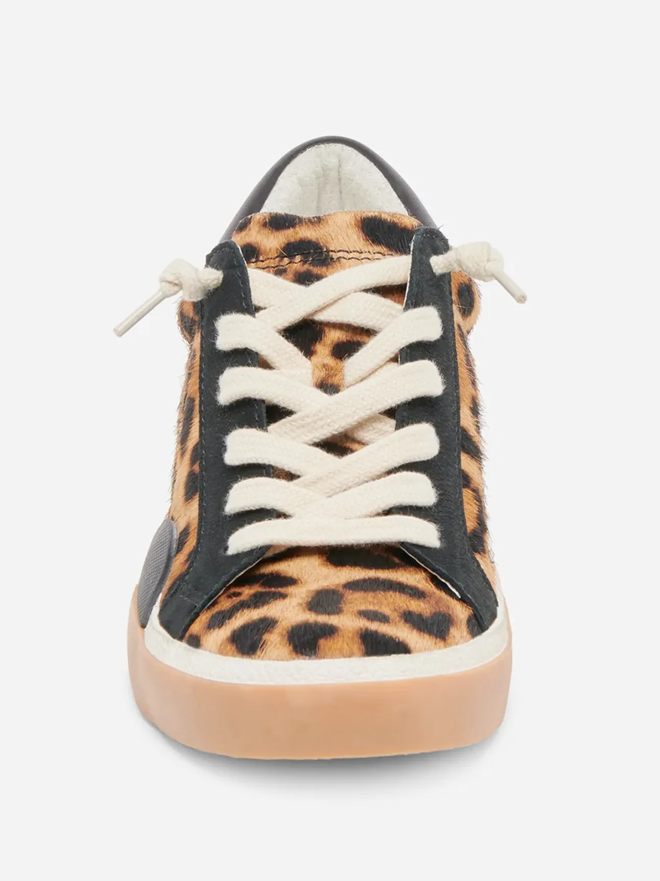 Zina Leopard Calf Hair Sneakers