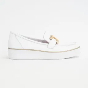 Zurina White White Sole