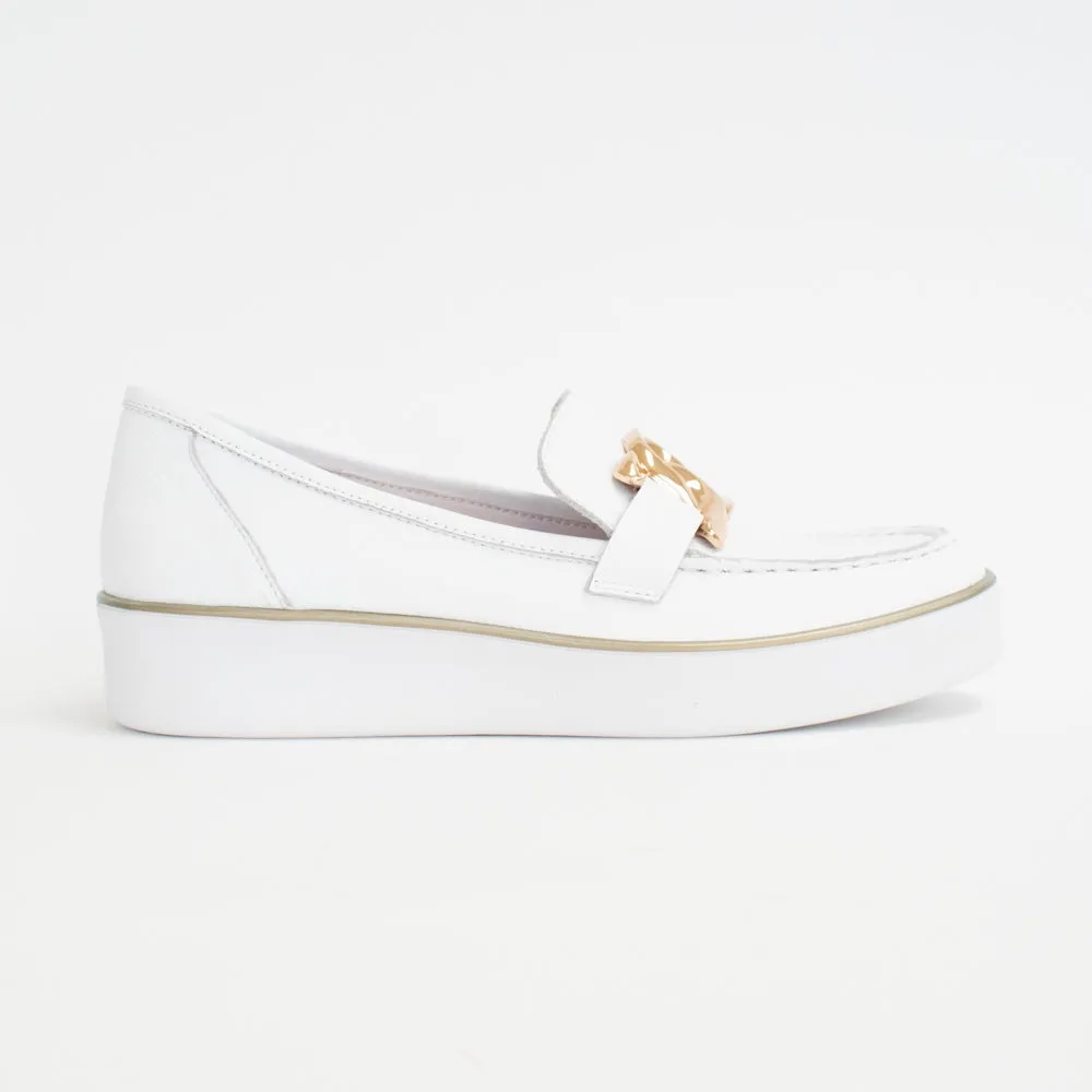 Zurina White White Sole