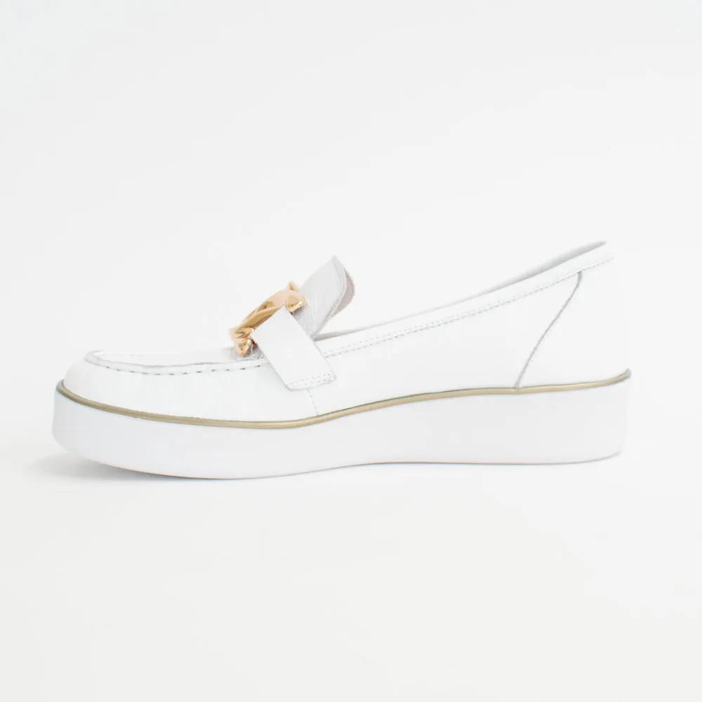 Zurina White White Sole