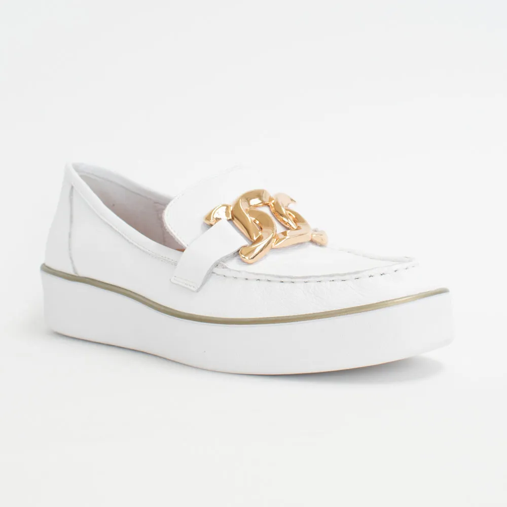 Zurina White White Sole